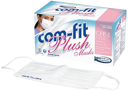 Sultan 20353 Com-Fit Plush Masks CFP-2 White 40/Bx Sultan 20353 Com-Fit Plush Masks CFP-2 White 40/Bx